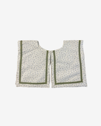 Cuello babero vestido green stripes