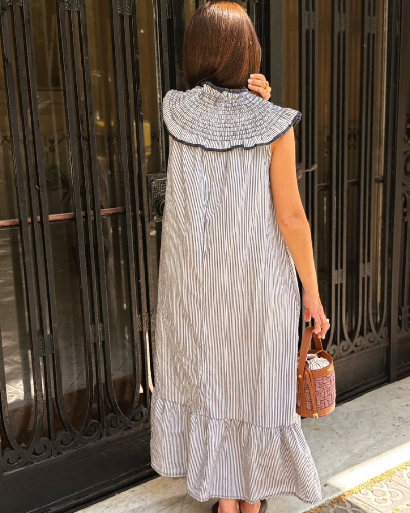 Vestido Jazmin Blue Stripes