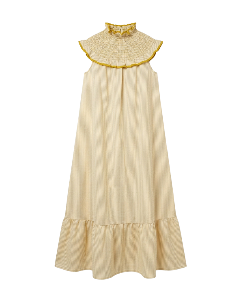 Vestido Jazmin Yellow Stripes