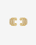 Earcuff tres barras circonitas