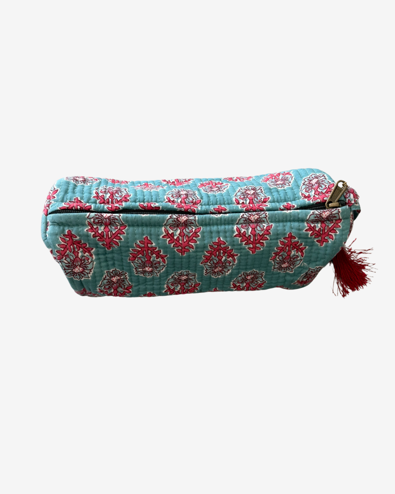 Large pencil case / printed toiletry bag