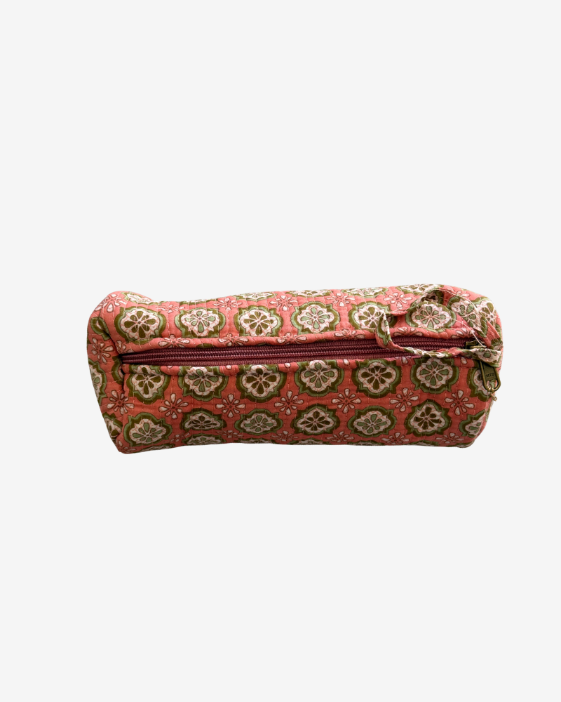 Large pencil case / printed toiletry bag