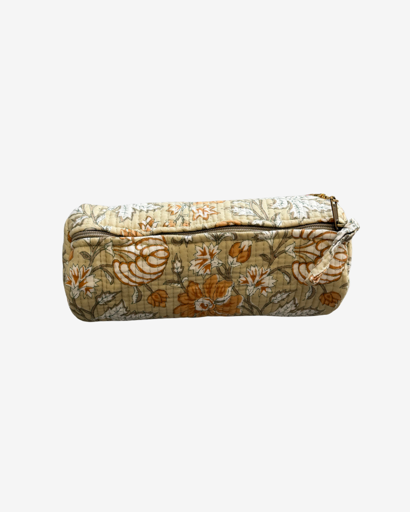 Large pencil case / printed toiletry bag