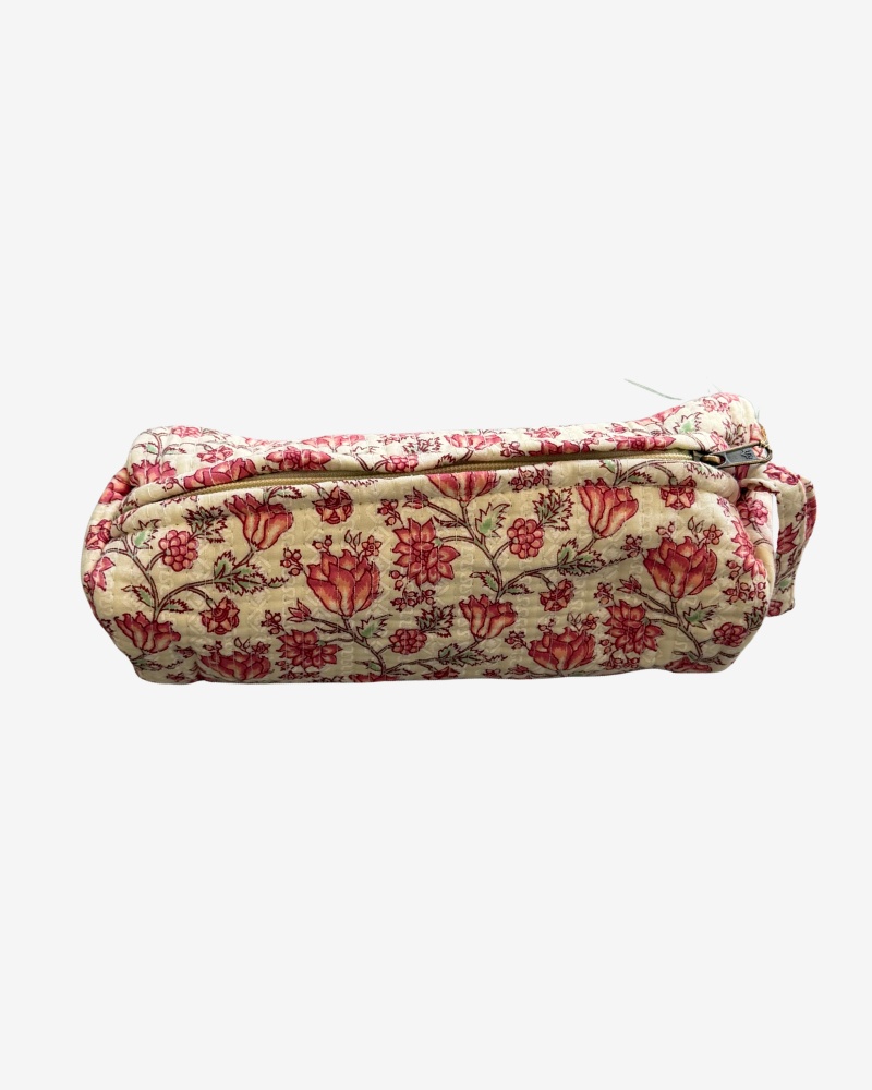 Large pencil case / printed toiletry bag