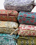 Large pencil case / printed toiletry bag