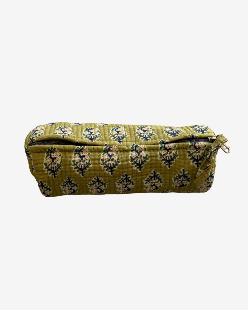 Large pencil case / printed toiletry bag