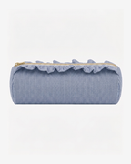 Personalized Florencia Pouch – Blue & White Stripes