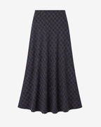 Terracota Skirt – Organic Cotton Seersucker Check