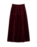 Falda Velvet Granate