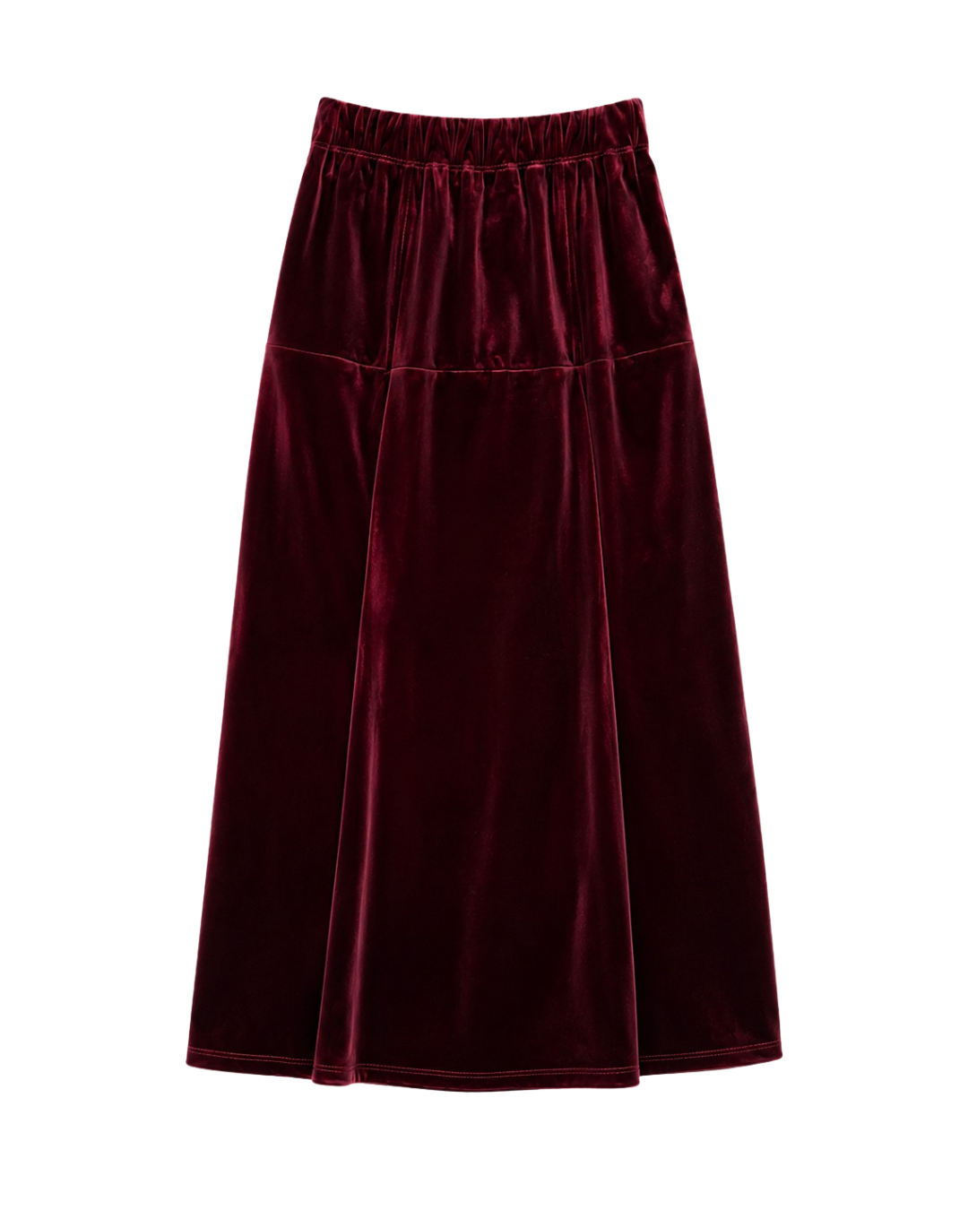Falda Velvet Granate