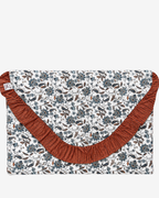Personalized Portofino Leather Laptop Sleeve – Chocolate Brown
