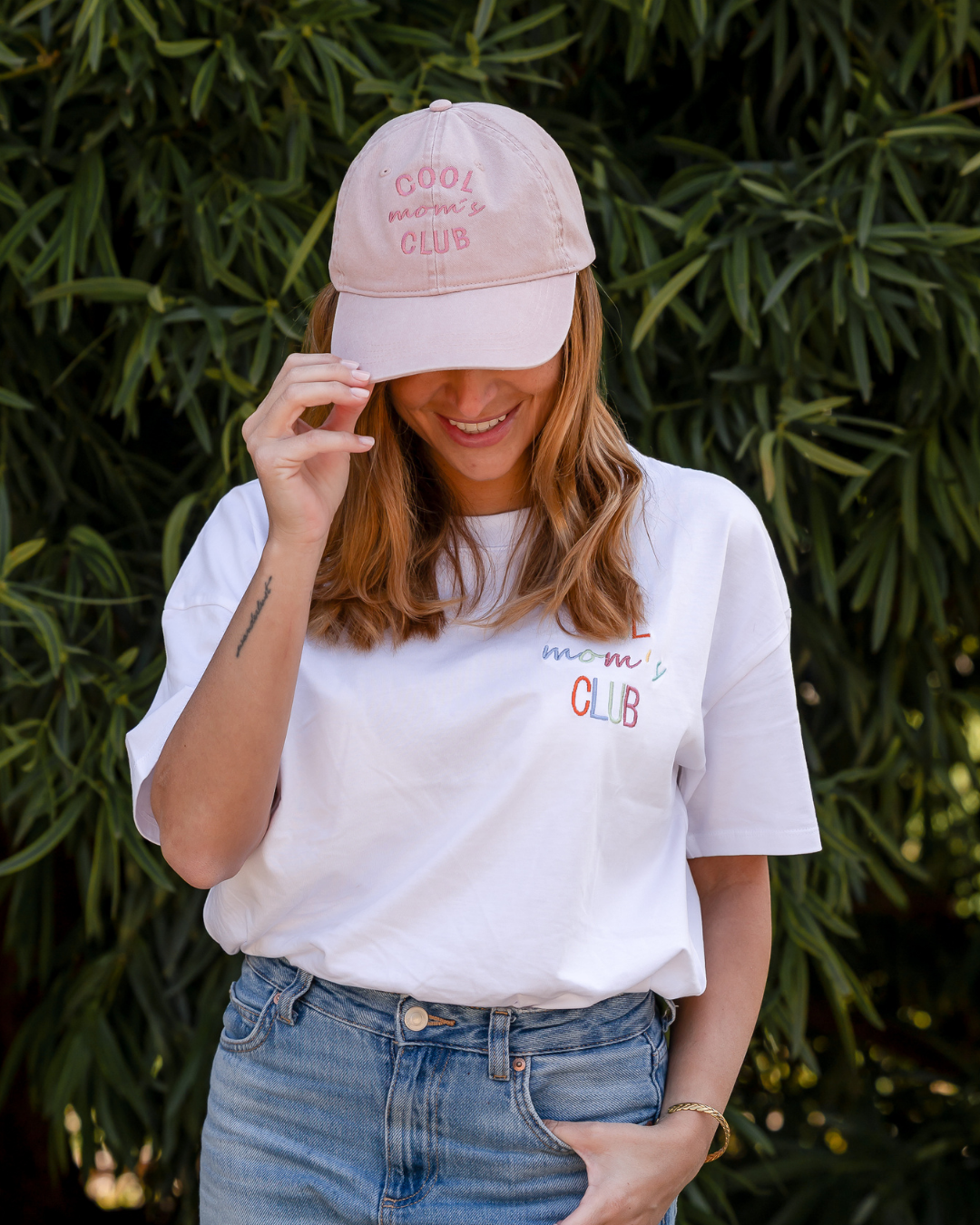 Cool Mom's Club custom maroon cap