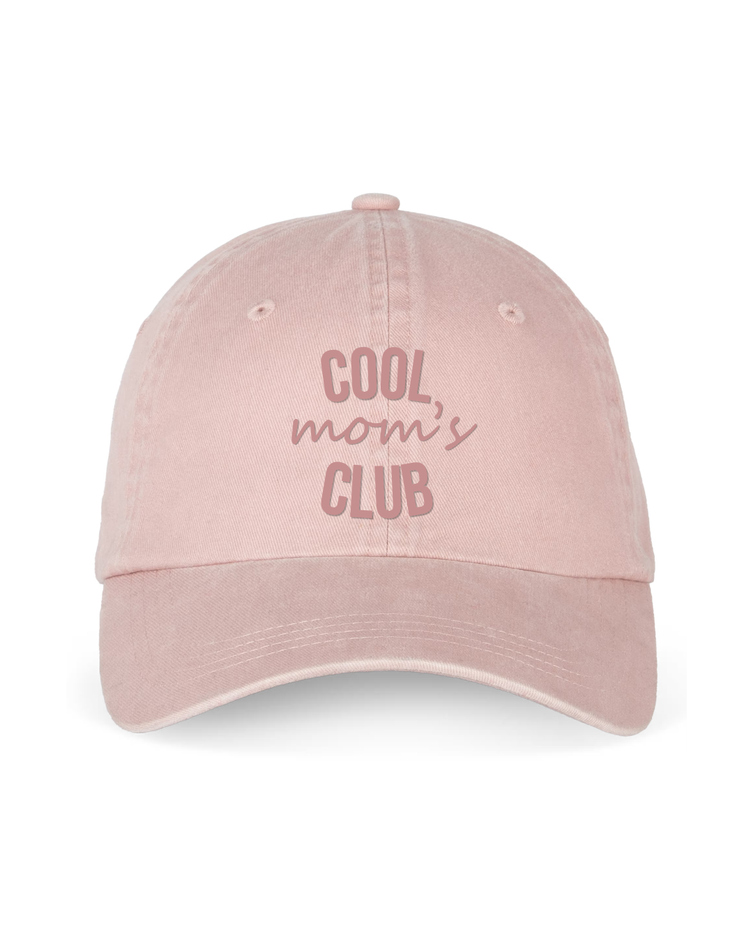 Gorra personalizada Cool Mom's Club rosa