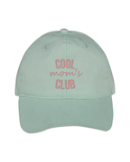 Gorra personalizada Cool Mom's Club verde mint
