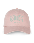 Gorra personalizada MOM letras gruesas rosa
