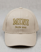 Gorra personalizada MINI letras gruesas