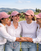 Gorra lazo pink