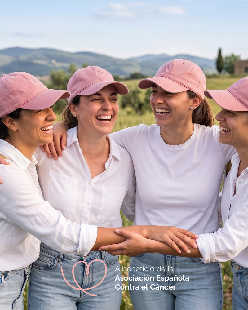 Gorra lazo pink