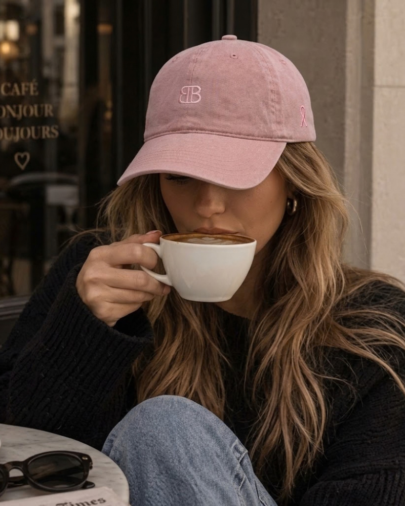 Gorra lazo pink
