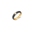 Anillo Enamel Estrella Black