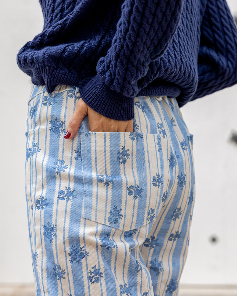 Jeans Julieta Blue vista trasera pantalón cómodo mujer