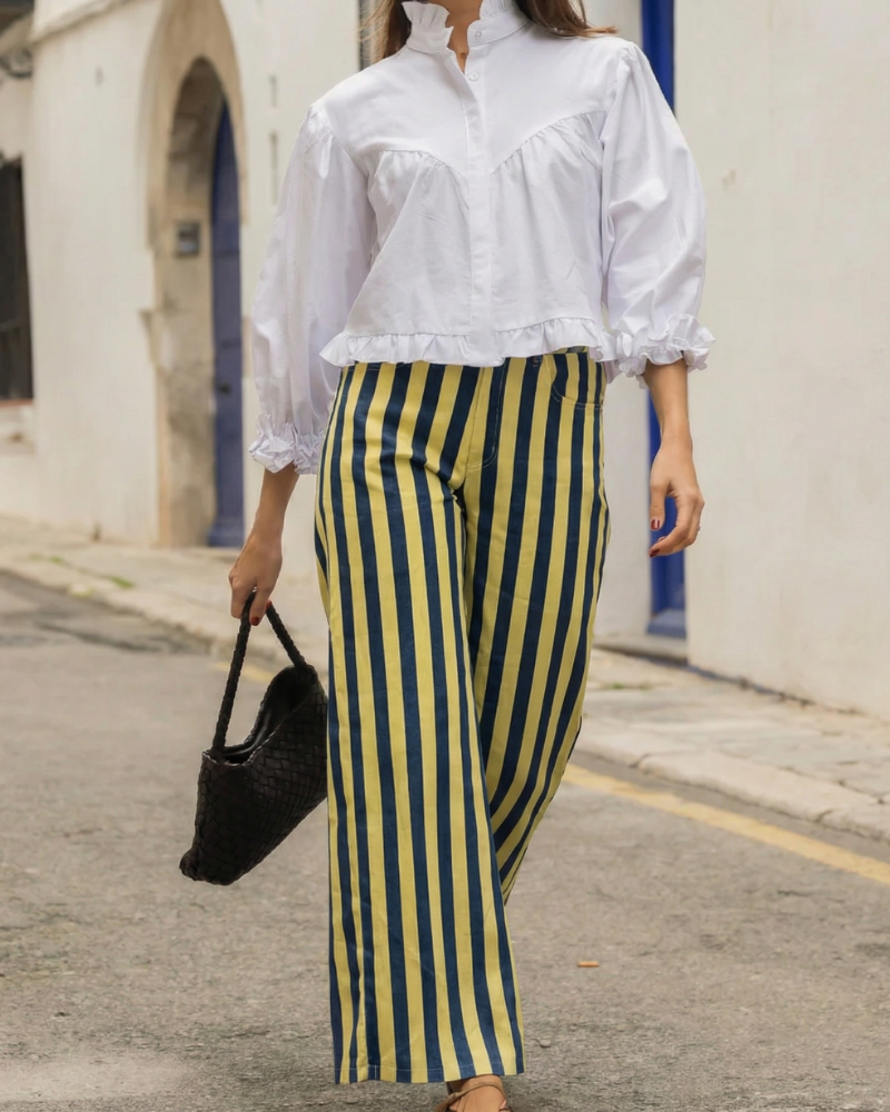 Jeans Olivia verde lima