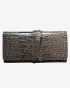 Joyero croco taupe