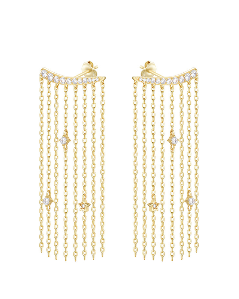 Pendientes Cortina Shine