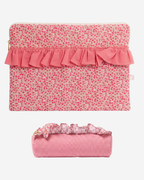Pack Funda Flores Fucsia + Estuche Magnolia