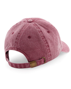 Gorra personalizada DAD letras gruesas granate