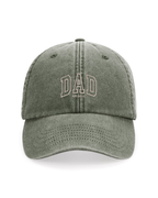 Personalised cap DAD bold letters green