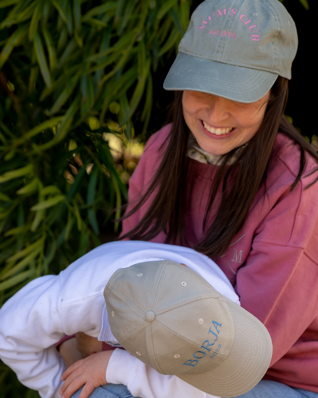 Pack gorras personalizadas una o dos frases adulto y niño