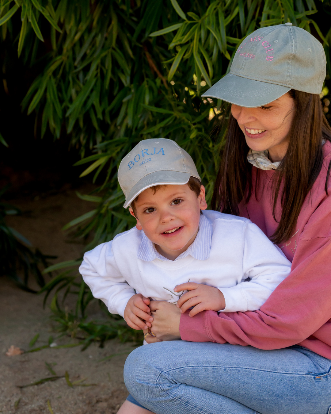 Pack gorras personalizadas una o dos frases adulto y niño
