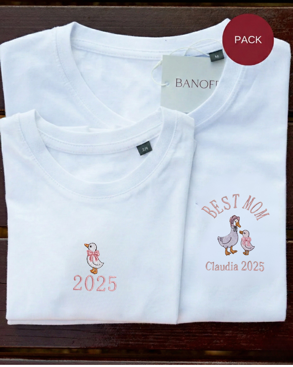 Camiseta personalizada Mamá pato