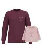 Pack sudaderas MOM y MINI bebé cruz corazón (hasta 36 meses)