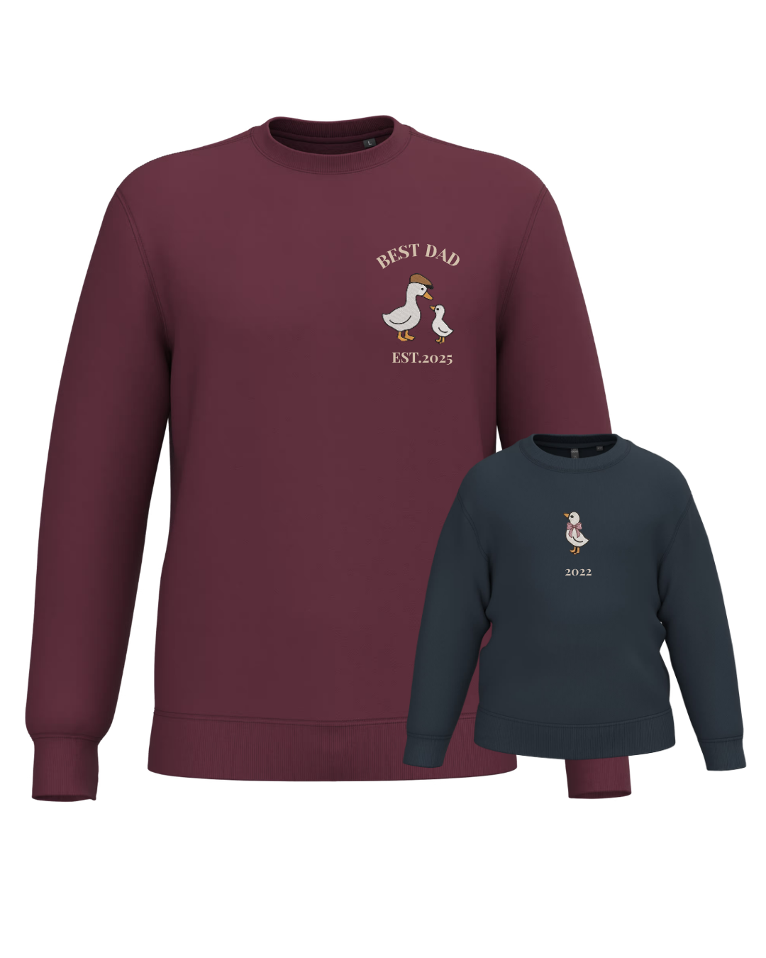 Pack Niño y Mamá sudaderas personalizadas ganso (desde 4 años)
