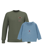 Pack Niña y Mamá Sudaderas personalizadas Cross Mom (corazón)