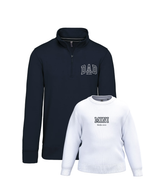 Pack niño y adulto (zip) sudaderas personalizadas Dad y Mini (desde 4 años)