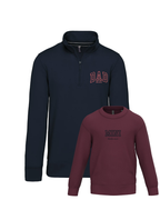 Pack niño y adulto (zip) sudaderas personalizadas Dad y Mini (desde 4 años)