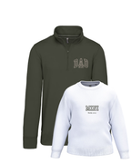 Pack niño y adulto (zip) sudaderas personalizadas Dad y Mini (desde 4 años)