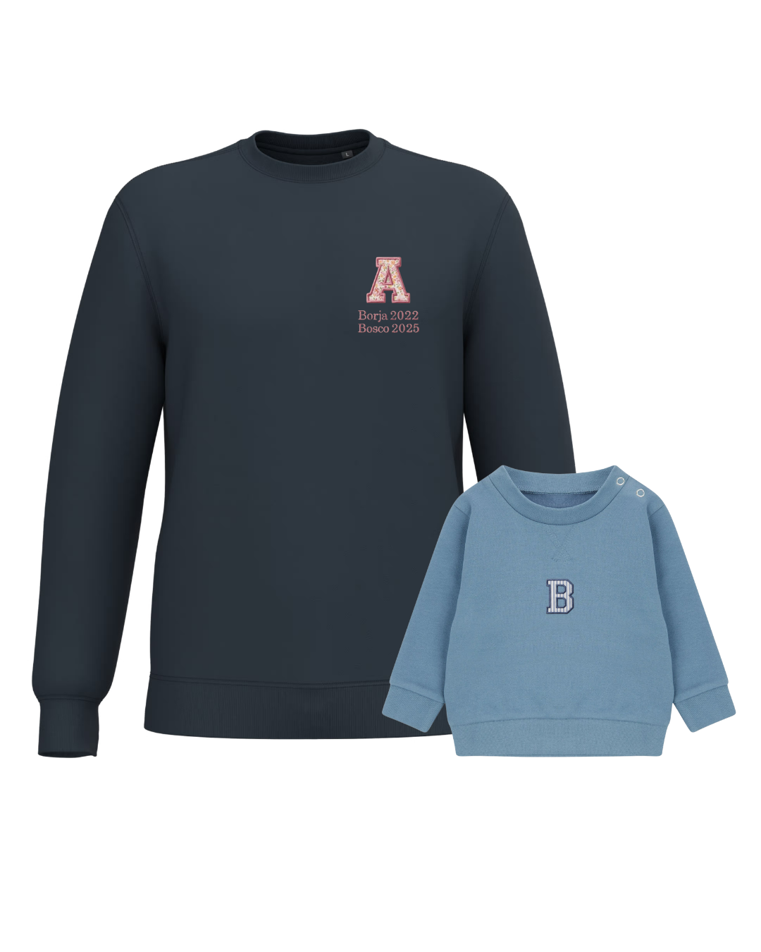 Pack mamá y bebé sudaderas Inicial (hasta 36 meses)