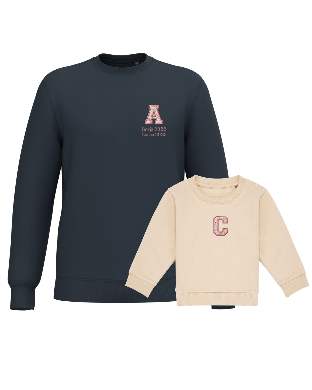 Pack mamá y bebé sudaderas Inicial (hasta 36 meses)