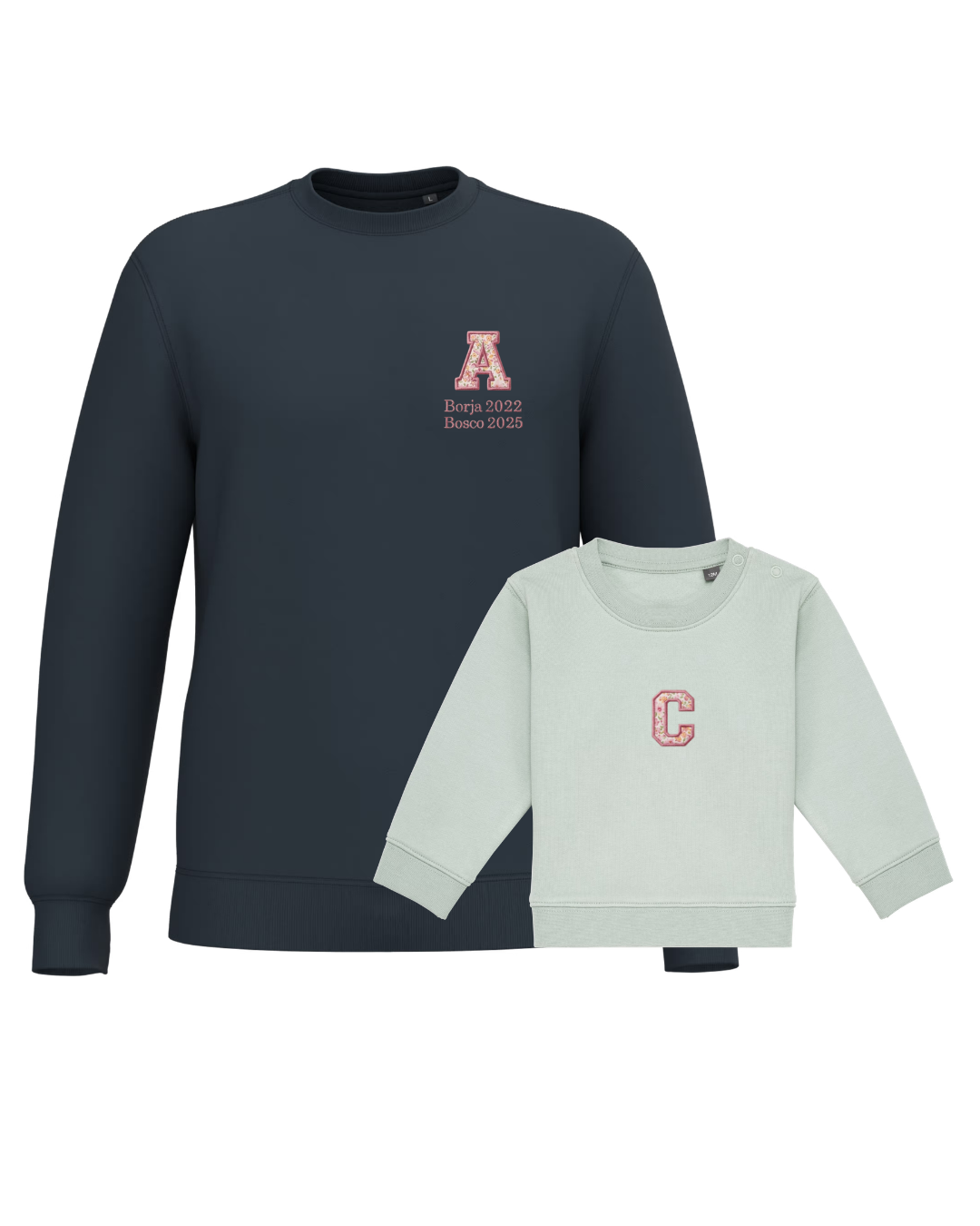 Pack mamá y bebé sudaderas Inicial (hasta 36 meses)