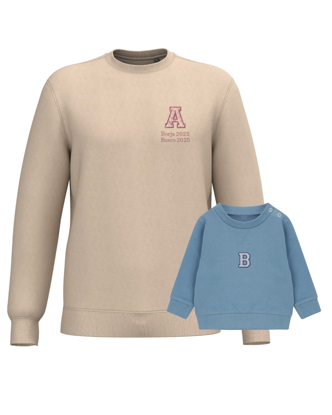 Pack mamá y bebé sudaderas Inicial (hasta 36 meses)