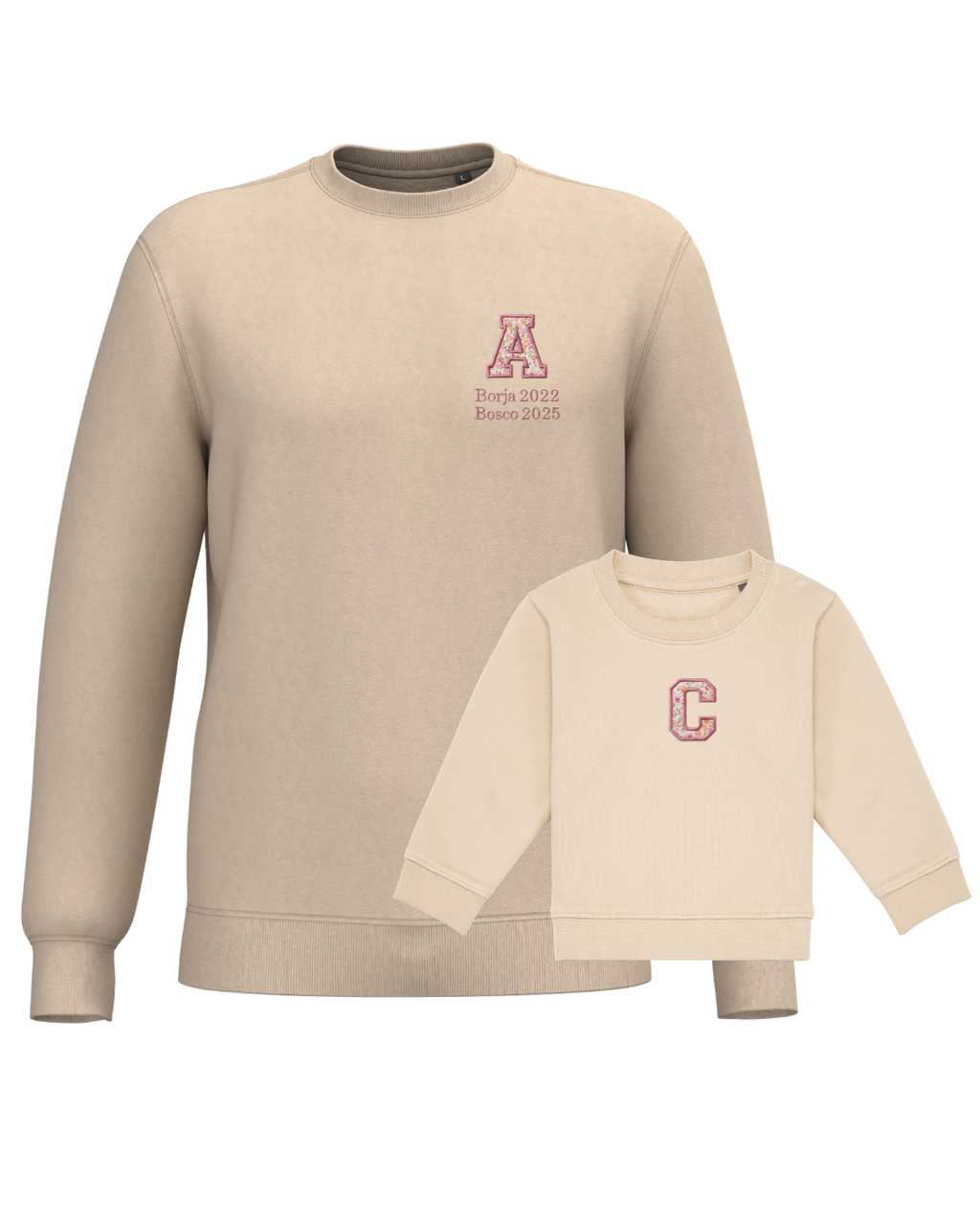 Pack mamá y bebé sudaderas Inicial (hasta 36 meses)