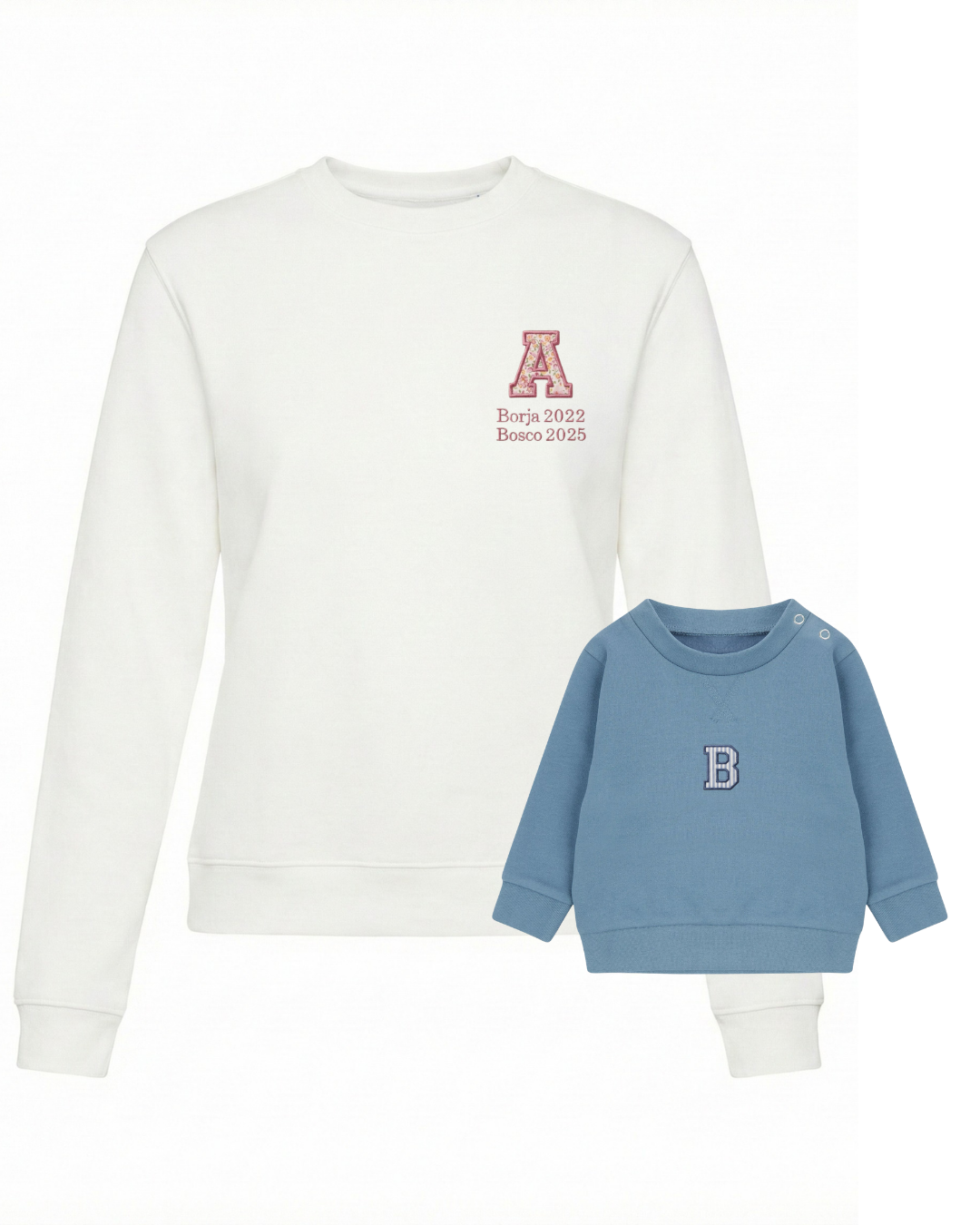 Pack mamá y bebé sudaderas Inicial (hasta 36 meses)