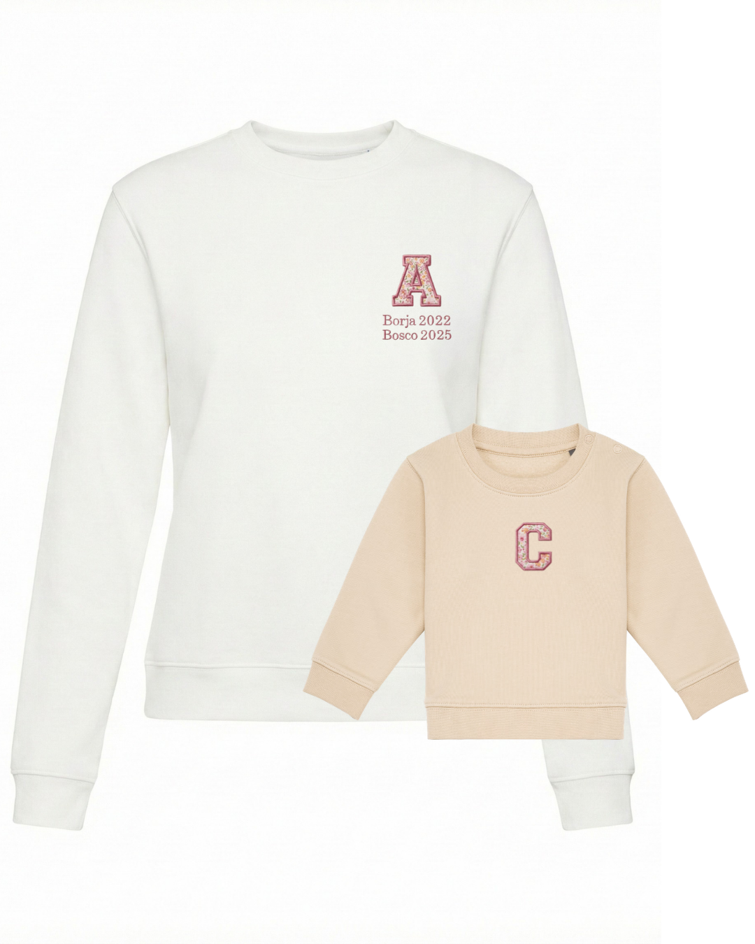 Pack mamá y bebé sudaderas Inicial (hasta 36 meses)