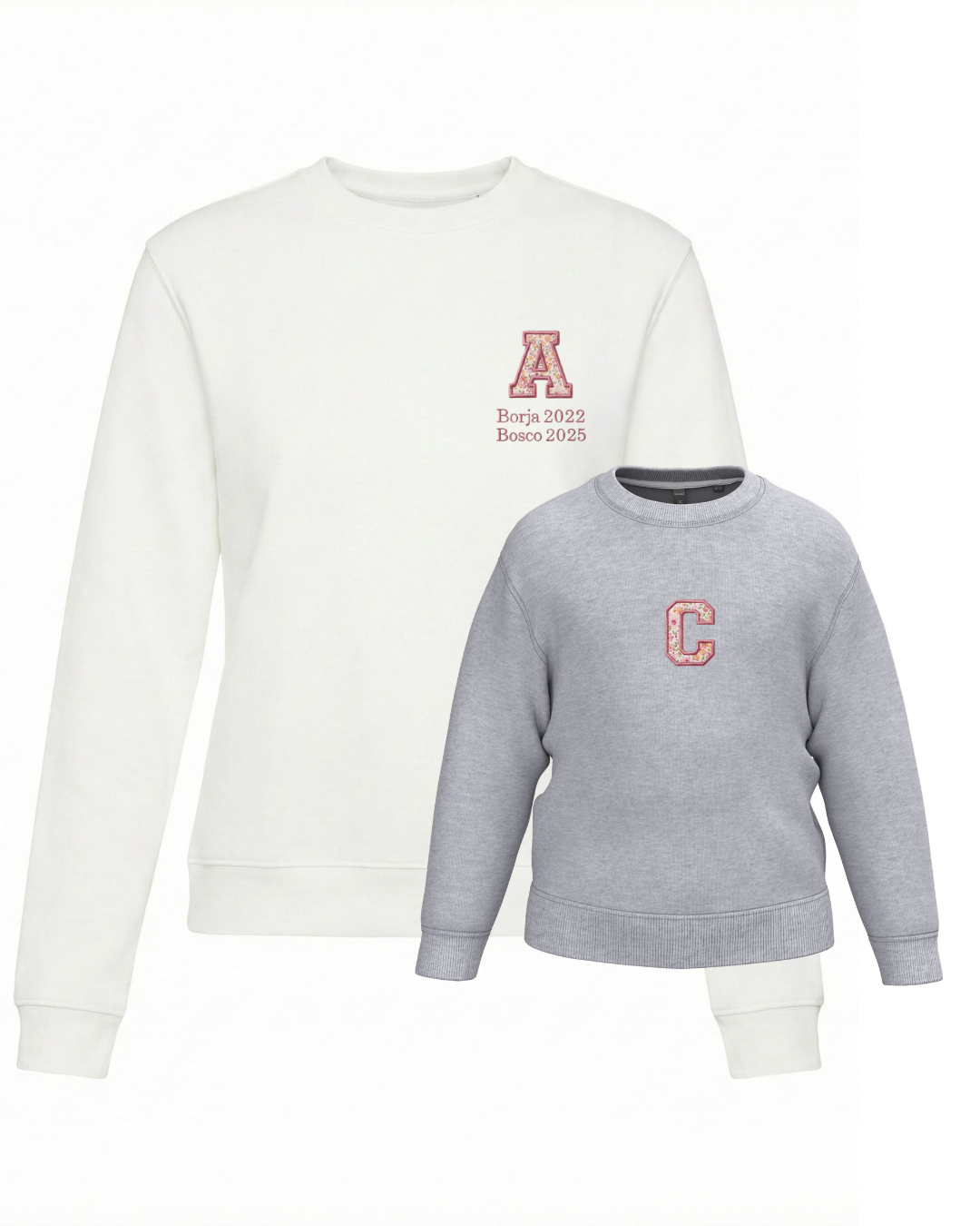 Pack mamá y bebé sudaderas Inicial (hasta 36 meses)