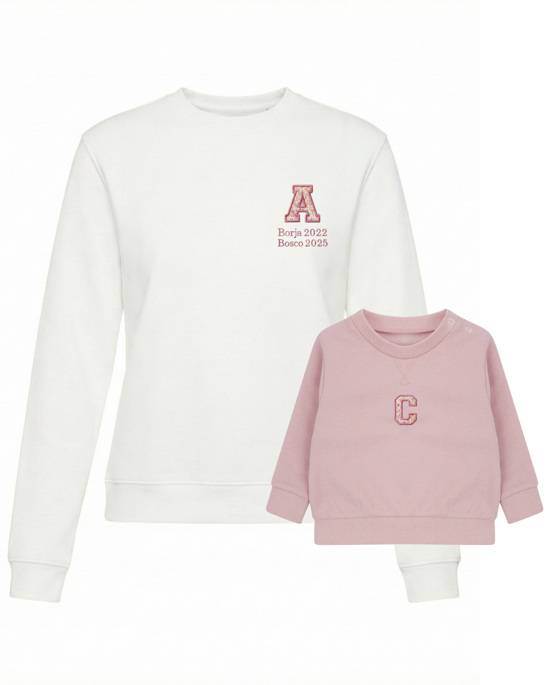 Pack mamá y bebé sudaderas Inicial (hasta 36 meses)