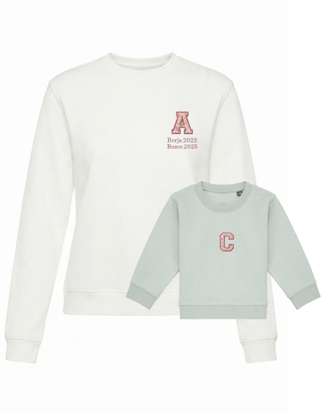 Pack mamá y bebé sudaderas Inicial (hasta 36 meses)